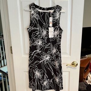 Tommy Bahama Black and White Floral  Dress